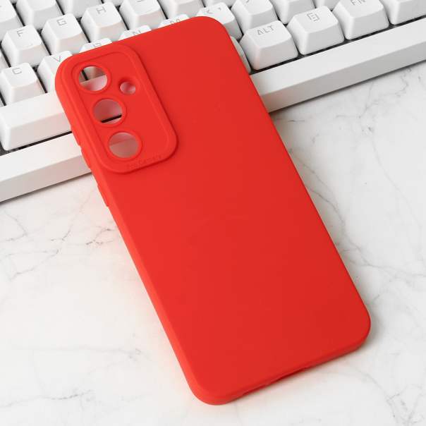 Maska za Samsung Galaxy A55 5G Silikon Pro Camera crvena - 212691