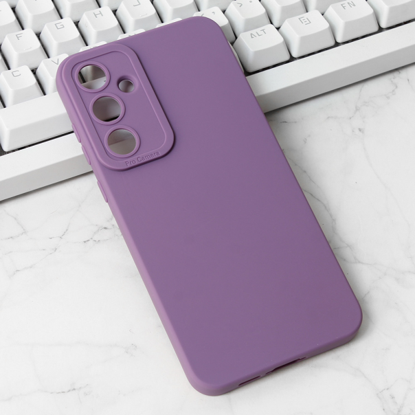 Maska za Samsung Galaxy A55 5G Silikon Pro Camera ljubičasta - 212692