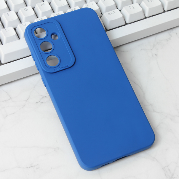 Maska za Samsung Galaxy A55 5G Silikon Pro Camera tamno plava - 212694