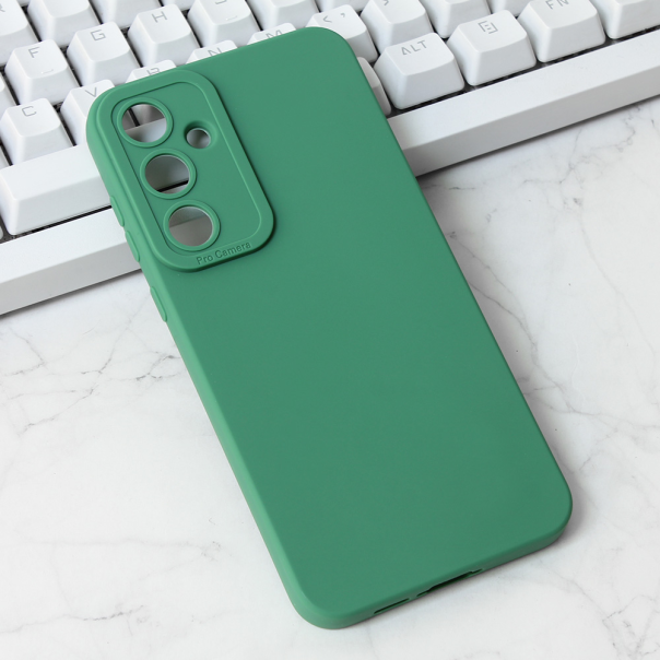 Maska za Samsung Galaxy A55 5G Silikon Pro Camera zelena - 212695