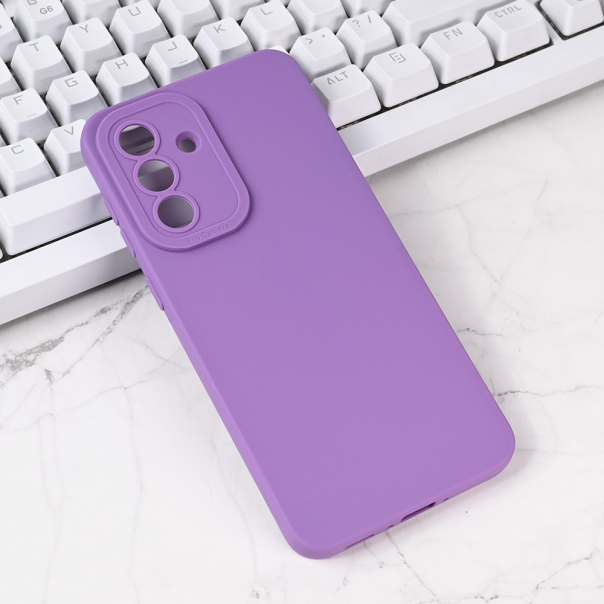 Maska za Samsung Galaxy A56 5G Silikon Pro Camera ljubičasta - 219848