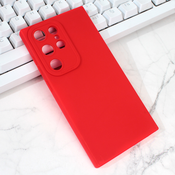 Maska za Samsung Galaxy S24 Ultra Silikon Pro Camera crvena - 212178-1