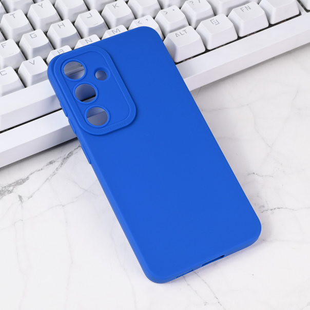 Maska za Samsung Galaxy S25 5G Silikon Pro Camera plava - 219524