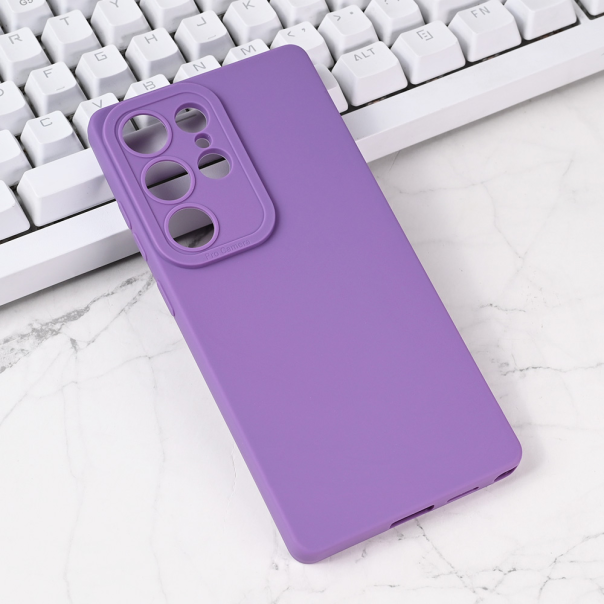 Maska za Samsung Galaxy S25 Ultra 5G Silikon Pro Camera ljubičasta - 219526