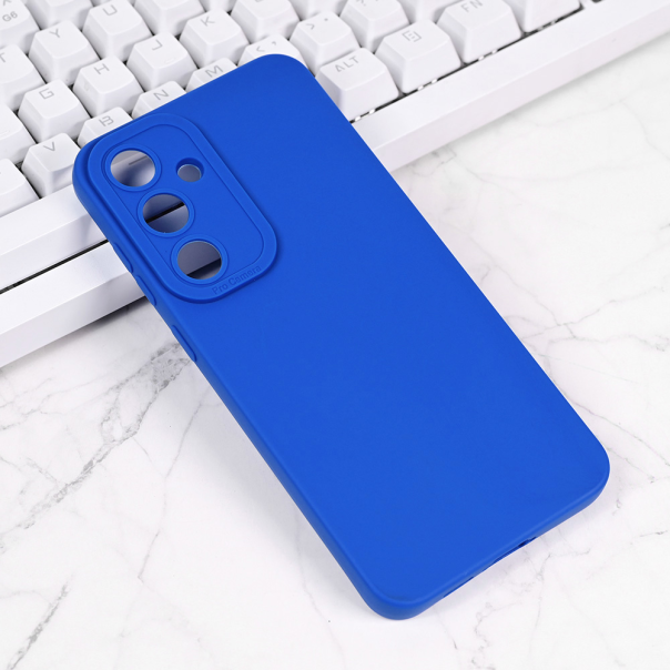 Torbica Silikon Pro Camera za Samsung S721B Galaxy S24 Fe plava - 218302