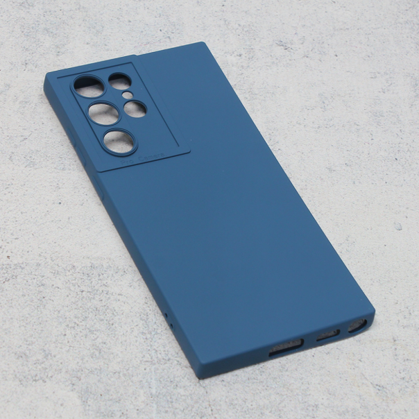 Maska za Samsung Galaxy S22 Ultra Silikon Pro Camera tamno plava - 201620