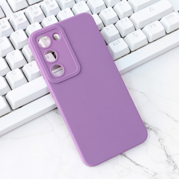 Maska za Samsung Galaxy S23 5G Silikon Pro Camera ljubičasta - 206693