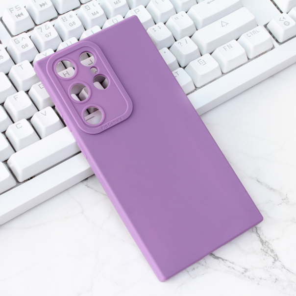 Maska za Samsung Galaxy S23 Ultra Silikon Pro Camera ljubičasta - 206696