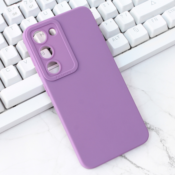 Maska za Samsung Galaxy S23 Plus Silikon Pro Camera ljubičasta - 206699