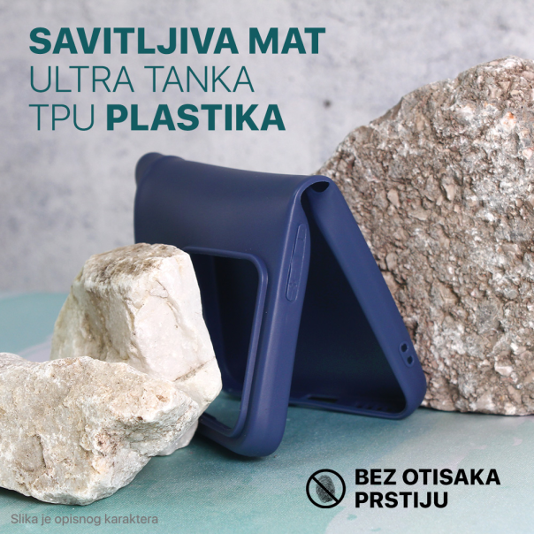 Torbica silikonska Arctic za Vivo Y22s/Y35 tamno plava - 204704