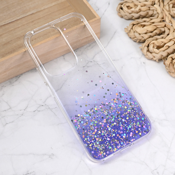 Torbica Silikonska Glitter za Honor 200 Lite ljubicasta - 219539