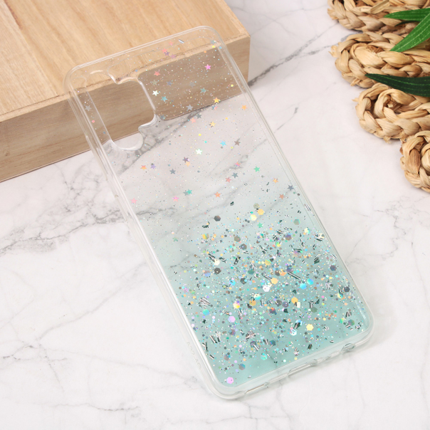 Maska za Samsung Galaxy A32 4G (EU) Silikonska Glitter mint - 214080