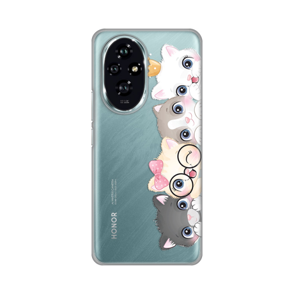 Torbica Silikonska Print Skin za Honor 200 Cats - 8020349