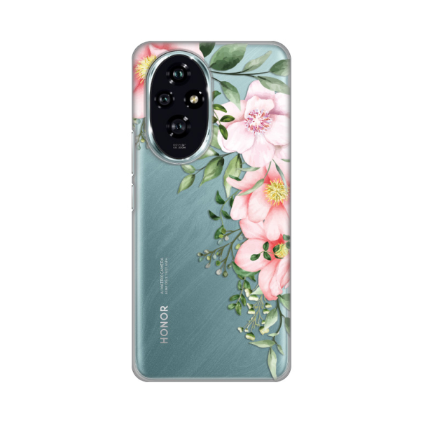 Maska za Honor 200 Gentle Rose Pattern Silikonska Print Skin - 8020351
