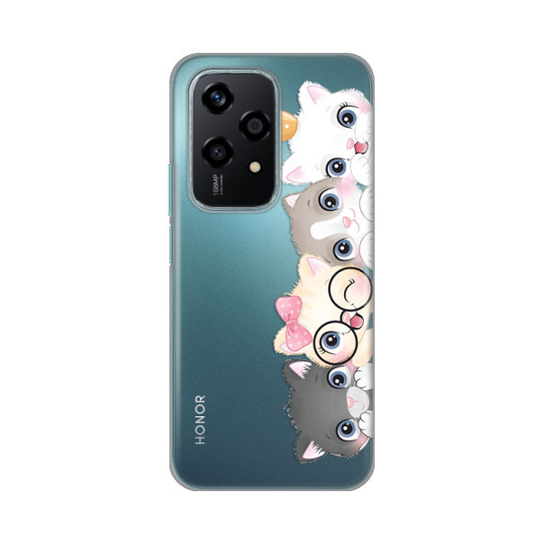 Torbica Silikonska Print Skin za Honor 200 Lite Cats - 8020357