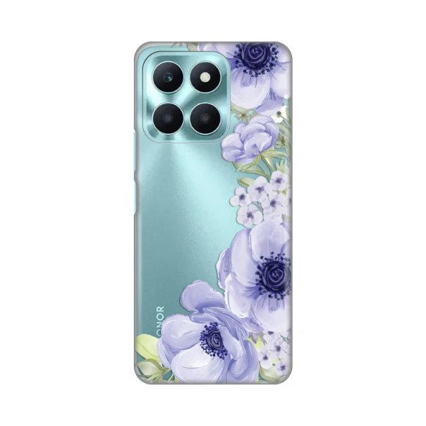 Torbica Silikonska Print Skin za Honor X6a Blue Roses - 8019907