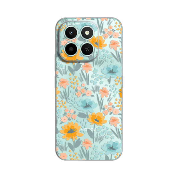 Maska za Honor X6c Silikonska Print Skin Lovely Flowers - 8020950