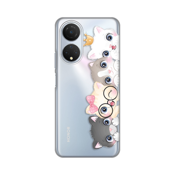 Torbica Silikonska Print Skin za Honor X7 Cats - 8018691