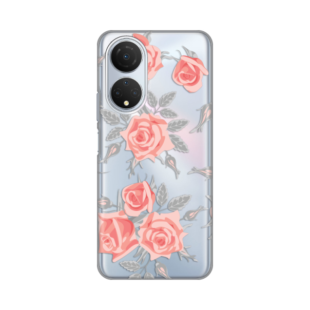 Torbica Silikonska Print Skin za Honor X7 Elegant Roses - 8019048