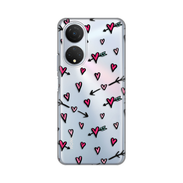 Torbica Silikonska Print Skin za Honor X7 Heart Pattern - 8018766