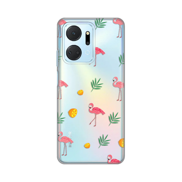 Torbica Silikonska Print Skin za Honor X7a Flamingo - 8019603