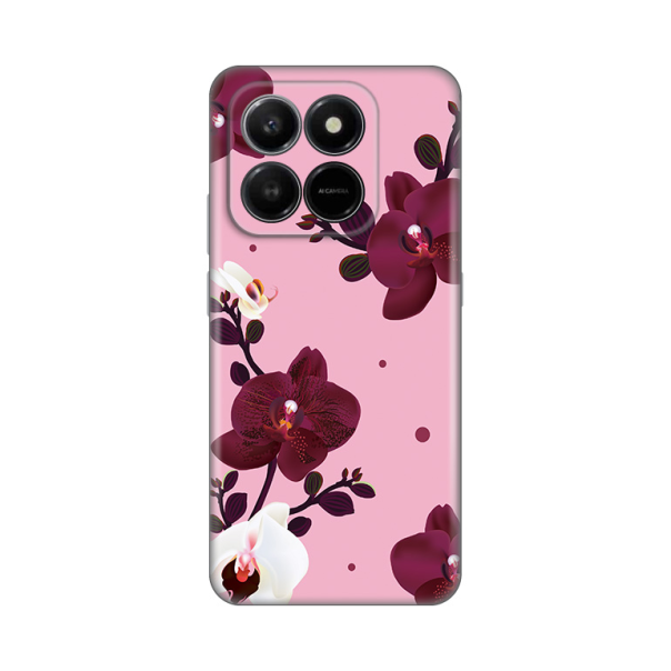 Maska za Honor X7d 4G/400 Smart 5G Silikonska Print Skin Pink Orchid - 8021218