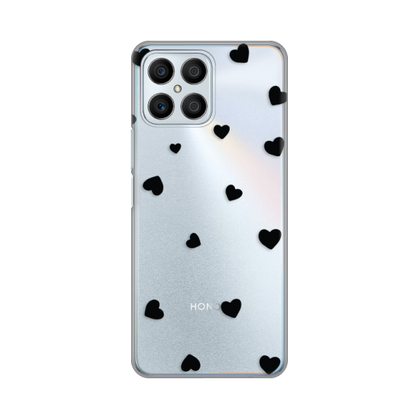 Torbica Silikonska Print Skin za Honor X8 Hearts - 8018685