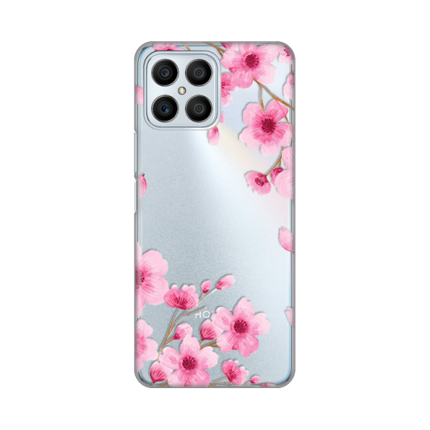 Torbica Silikonska Print Skin za Honor X8 Rose flowers - 8019121