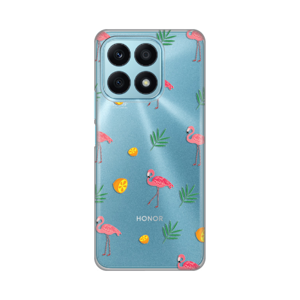 Torbica Silikonska Print Skin za Honor X8a Flamingos - 8019618