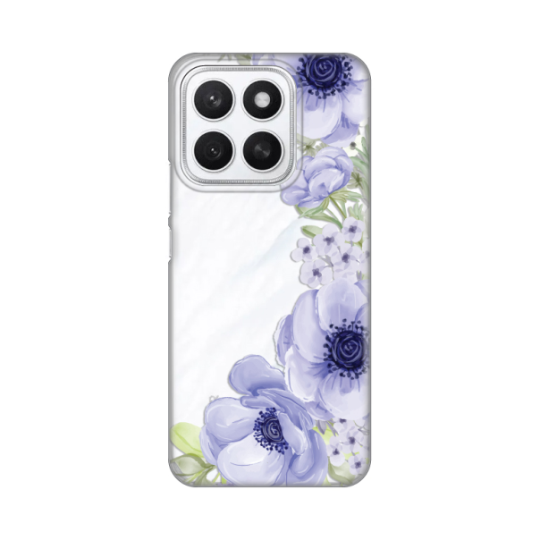 Maska za Honor X8c Blue Roses Silikonska Print Skin - 8020745