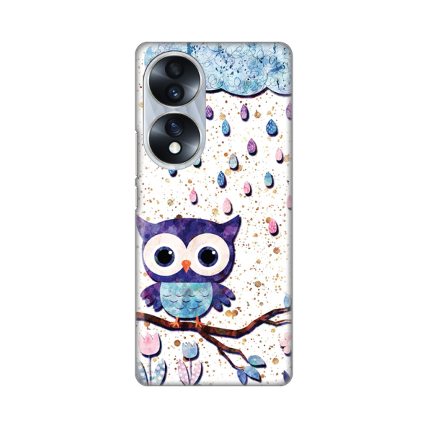 Maska za Huawei Honor 70 Owl Silikonska Print Skin - 8019394
