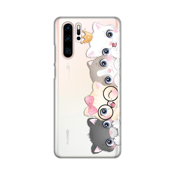 Torbica Silikonska Print Skin za Huawei P30 Pro Cats - 8018752