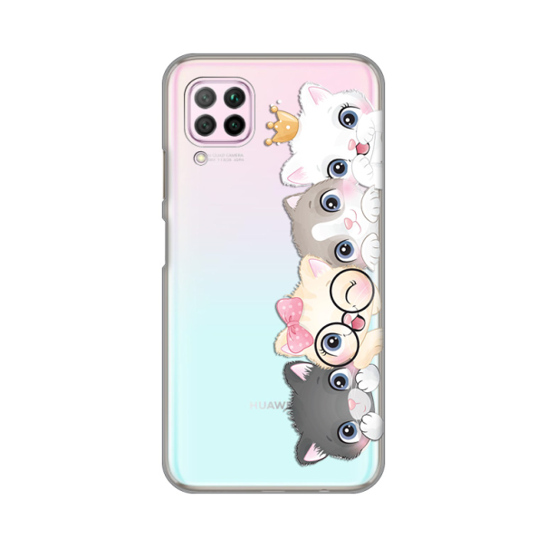 Maska za Huawei P40 Lite/Nova 6 SE Cats Silikonska Print Skin - 8019317
