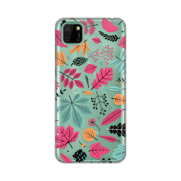Torbica Silikonska Print Skin za Huawei Y5p/Honor 9S Colorful Leaves - 8016902