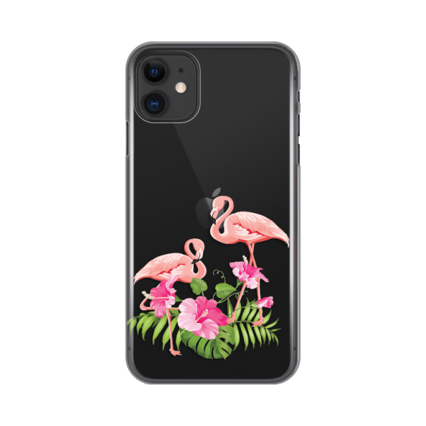 Maska za iPhone 11 6.1 Flamingo Silikonska Print Skin - 8018147