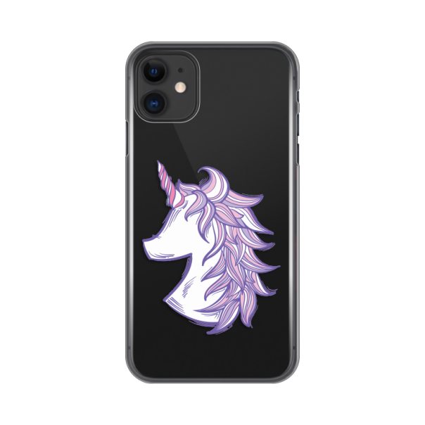 Torbica Silikonska Print Skin za iPhone 11 6.1 Purple Unicorn - 8018150