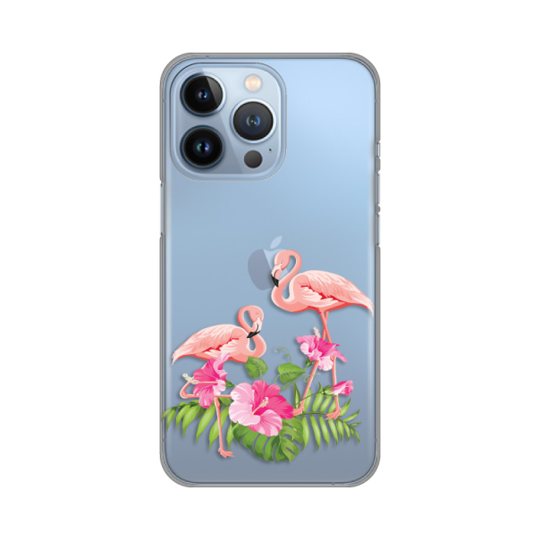 Maska za iPhone 13 Pro 6.1 Flamingo Silikonska Print Skin - 8018159