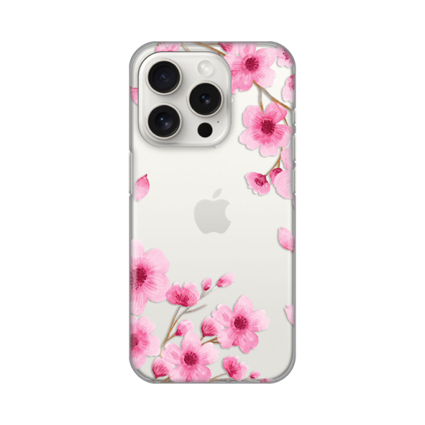 Maska za iPhone 15 Pro 6.1 Rose flowers Silikonska Print Skin - 8019873
