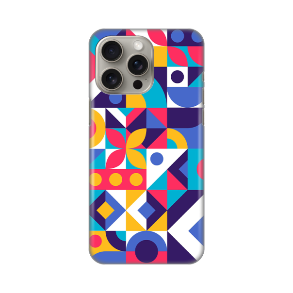 Maska za iPhone 15 Pro Max 6.7 Colorful Mosaic Silikonska Print Skin - 8019880