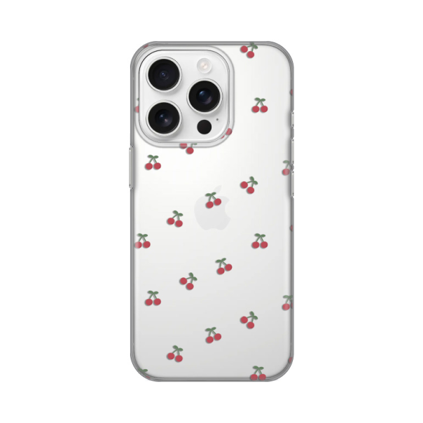 Maska za iPhone 16 Pro 6.3 Little Cherry Silikonska Print Skin - 8020734