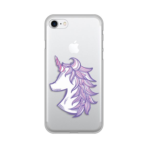 Torbica Silikonska Print Skin za iPhone 7/8/SE 2020/2022 Purple Unicorn - 8018174