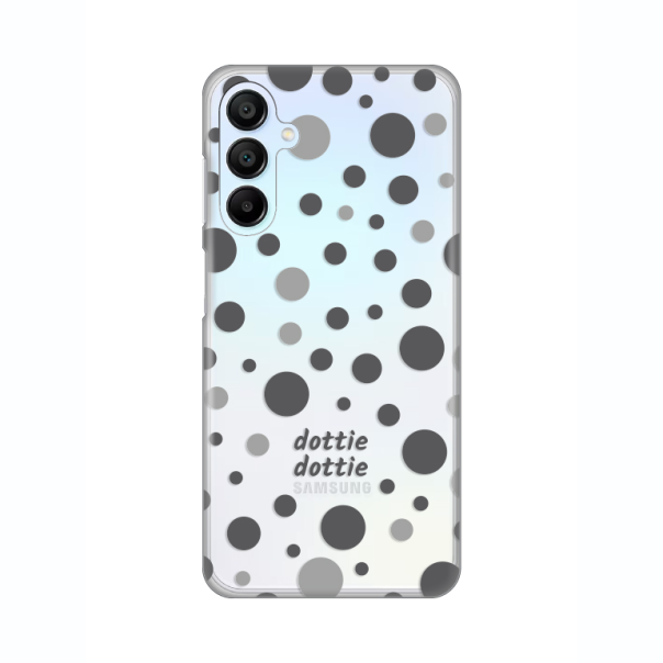 Maska za Samsung Galaxy A15 5G Dottie Dottie Gray Silikonska Print Skin - 8020215