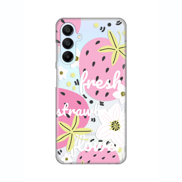 Maska za Samsung Galaxy A15 5G Fresh Silikonska Print Skin Pink - 8020211
