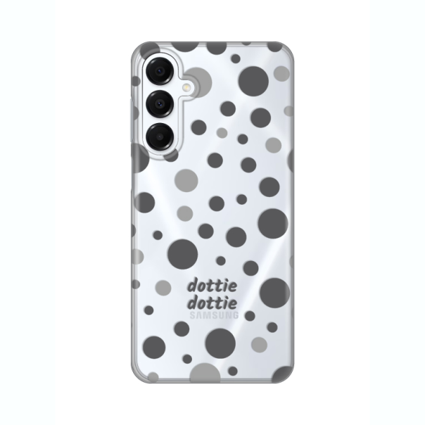 Maska za Samsung Galaxy A16 Dottie Dottie Gray Silikonska Print Skin - 8020468