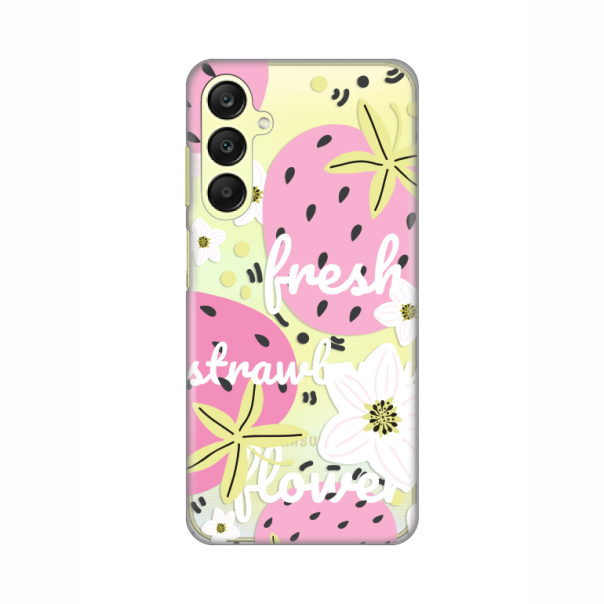 Maska za Samsung Galaxy A25 5G Fresh Silikonska Print Skin Pink - 8020216