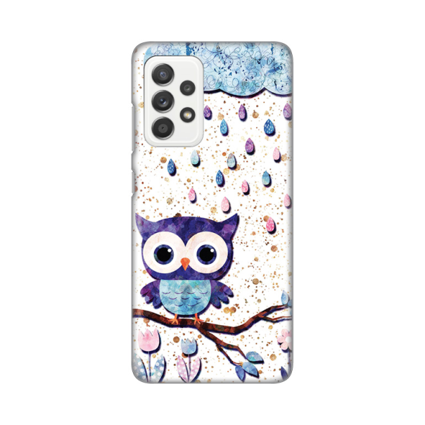Torbica Silikonska Print Skin za Samsung A525F/A526B/A528B Galaxy A52 4G/A52 5G/A52s 5G Owl - 8019776
