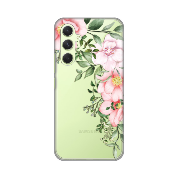 Maska za Samsung Galaxy A54 5G Gentle Rose Pattern Silikonska Print Skin - 8019453
