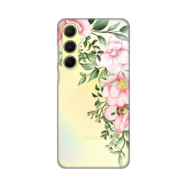 Torbica Silikonska Print Skin za Samsung A556B Galaxy A55 5G Gentle Rose Pattern - 8020128