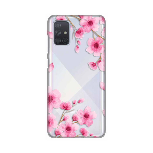 Maska za Samsung Galaxy A71 Rose flowers Silikonska Print Skin - 8019272