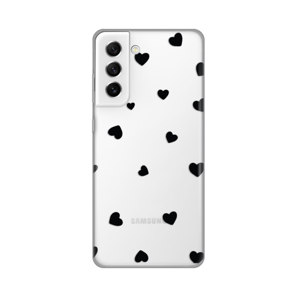 Maska za Samsung Galaxy S21 FE Heart Silikonska Print Skin - 8018427